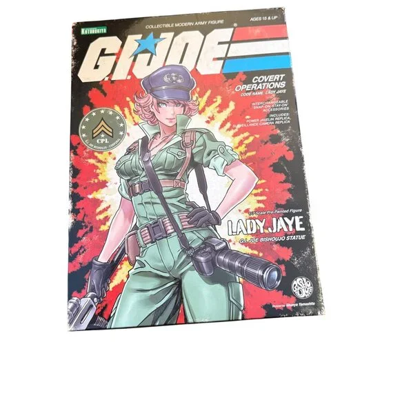 G.I. Joe Bishoujo Series Lady Jaye Collectible 1/7 Scale Pre-Painted Figure Stat - Picture 5 of 8